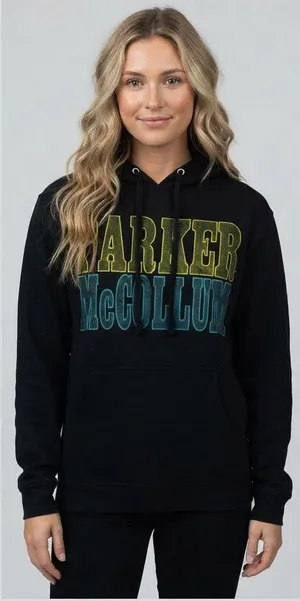 Official Parker McCollum "Gold Chain Cowboy" Tour Hoodie - Black - Size Medium thumbnail 1