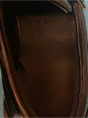 Aldo Womens Black Patent Learher Penny Loafers Shoes Size 35 US 4.5 To 5 Chunky thumbnail 14