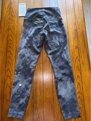 Lululemon Wunder Train High Rise 25” Diamond Dye Graphite Grey Size 6 NWT thumbnail 3