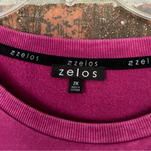 NWOT Pink Stonewashed Plus Size Zelos Crewneck Sweatshirt thumbnail 2