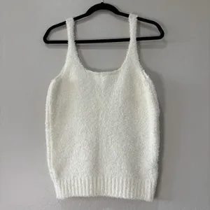 Skims‎ Sherpa Knit Tank Top 2X/3X Bone Ivory Cozy Soft NWOT Stretch Sleeveless thumbnail 2