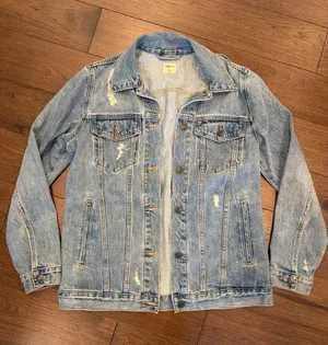 Gap 1969 Light Wash Distressed Denim Jacket Size Small - C65-002 thumbnail 1