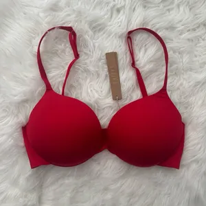 Skims Ultimate Pushup Plunge Bra Cayenne Size 32D thumbnail 2
