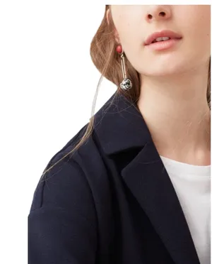 NWT Mango Collared Overcoat thumbnail 2