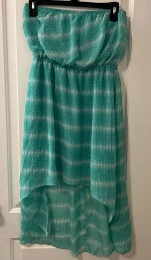 Strapless dress Green thumbnail 1
