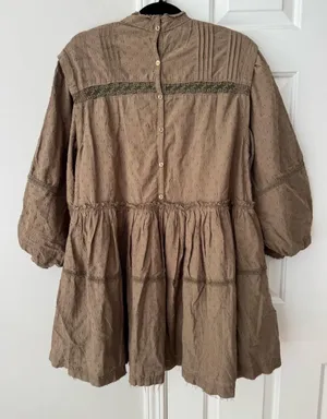 Anthropologie Pilcro Mock-Neck Swing Mini Dress, Size L thumbnail 15