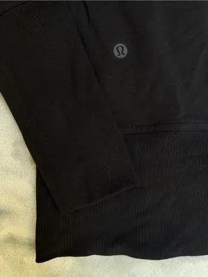 Lululemon High Lines Pullover sweatshirt black streetwear loungewear activewear thumbnail 8