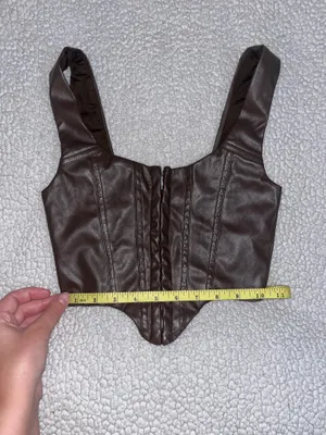 Princess Polly Tatum Faux Leather Corset Top thumbnail 10