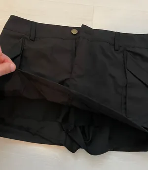 Mini Y2K Cargo Skirt Black Size M thumbnail 3