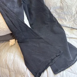 Good American Jeans Womens 10/30 Black Charcoal High Rise Wide Leg Palazzo thumbnail 7