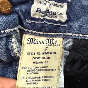 Miss Me Indigo Boot Cut Jeans with Studded Accents thumbnail 9