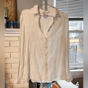 Princess Polly White Oversized Button Up Shirt thumbnail 2