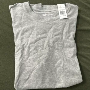 Men grey basic t shirt xxl Gray thumbnail 1