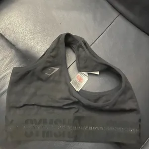 Gymshark black sports bra medium thumbnail 4