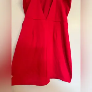 Charlotte‎ Russe Bodycon Strappy Mini Dress Dark Pink Size Medium thumbnail 3