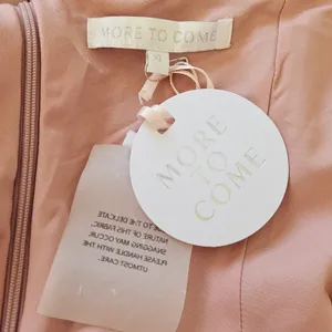 MORE TO COME | NWT Emma Strapless Maxi Dress‎ in Blush Satin XL thumbnail 11