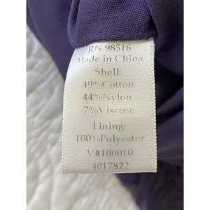 Coldwater Creek Purple Lace Knee Length Dress Size 4 Cap Sleeve​ thumbnail 5