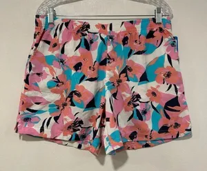 Columbia Women’s Sandy River II Printed Shorts Large 5” Inseam Floral thumbnail 1
