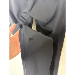Fabletics Black High Waisted Split Hem Flare Leggings Sz Small thumbnail 4