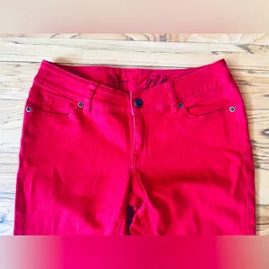 The Limited Denim Red 678 Skinny Jeans Sz 2 thumbnail 8