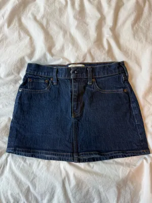 Abercrombie Mid Rise Denim Mini Skirt thumbnail 3