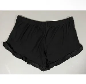 Black White Bow Frill Ruffle Shorts Bottoms Size S 🤍🖤 thumbnail 4