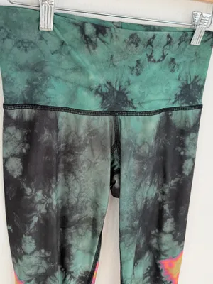 Teeki Tie Dye Feather Dreamcatcher Yoga Leggings Pants Small thumbnail 4