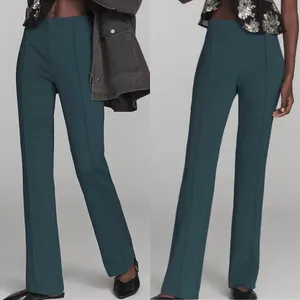 Anthropologie Maeve Poppy Kick Flate Pull On Pants Green Size XXS thumbnail 2