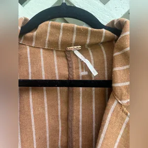 Free people stripped blazer set thumbnail 5