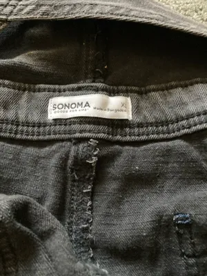 Sonoma Charcoal Black Overalls XL thumbnail 3