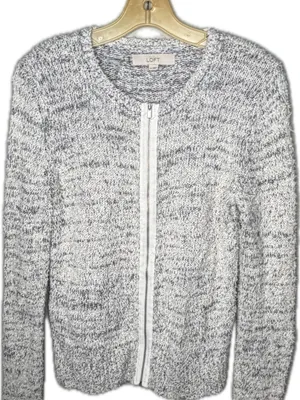 Loft Zip Cardigan Sweater thumbnail 2