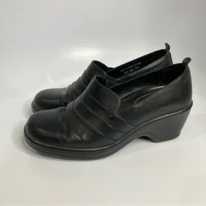 Dansko black leather‎ clogs size 39 thumbnail 4