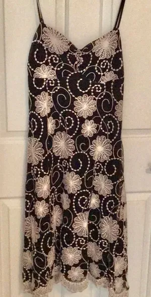 Gorgeous embroidered sundress. Mint! Worn once! XS thumbnail 1