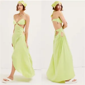 NWT‎ For Love & Lemons Toni Cut Out Maxi Dress Sz Small $297 thumbnail 6