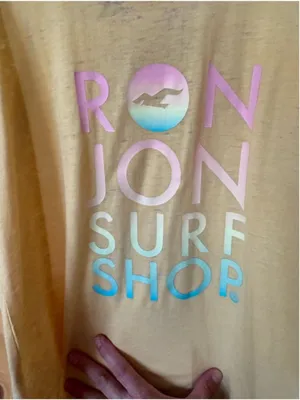 Ron Jon Surf Shop Lattice Back Graphic Logo Burnout Tank size medium thumbnail 8