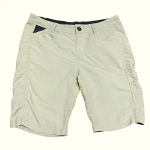 PATAGONIA Away From Home Cargo Outdoor Hiking Camping Shorts Beige Size 6. thumbnail 2