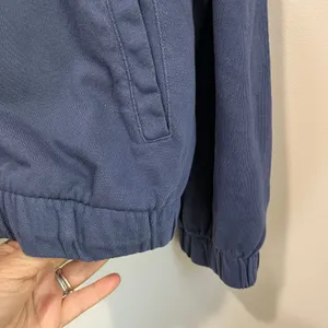 Old Navy Hoodie Zip Up Blue Vintage Cropped Casual‎ Sweatshirt XL thumbnail 5