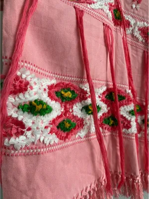 Mexican Huipil Pink Shirt thumbnail 2