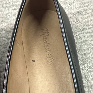 Madewell The Bradley Lugsole Black Leather Loafer Black 9.5 Chunky Preppy Y2K thumbnail 3
