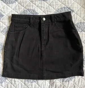 Forever 21 Black Denim Skirt thumbnail 1