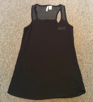 Full Tilt BLACK POLKA DOT TRIM TANK thumbnail 1