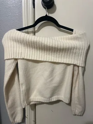 Off the shoulder edikted sweater thumbnail 3