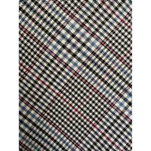 White House Black Market Plaid Zip Mini Skirt Womens Black Blue Burgundy Size 8 thumbnail 3
