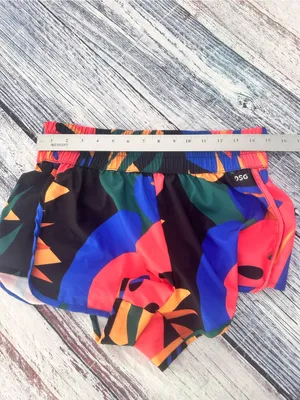 DSG High Rise Stride Performance Shorts in Tropical Print thumbnail 5