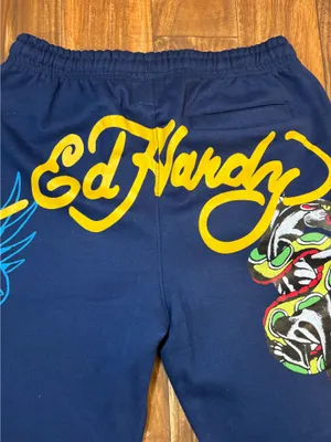 Ed Hardy Sweatpants Blue  thumbnail 4