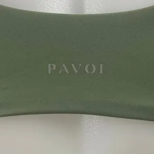Pavoi Green Scoop Neck Yoga Gym Workout Athletic Sports Bra Crop Top Size S thumbnail 4