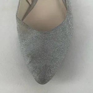 Zara Glitter Slip On Point Toe Ballet Flats in‎ Silver Size 38 or 7.5 thumbnail 7
