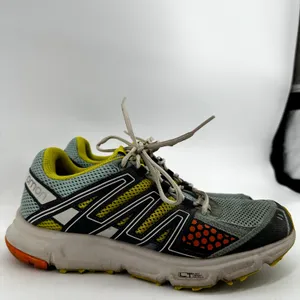 Salomon XR Shift Trail Running Shoes Colorblock Athletic Lace Up Blue Yellow 9 thumbnail 3