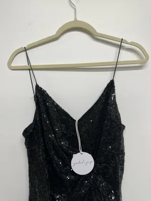 Petal & Pup Riri Sequined Wrap Mini Dress thumbnail 6