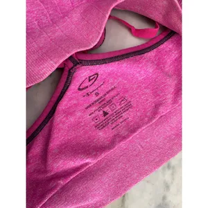 CHAMPION Hot Pink Racerback Skinny Strap Sports Bra Size Small thumbnail 4